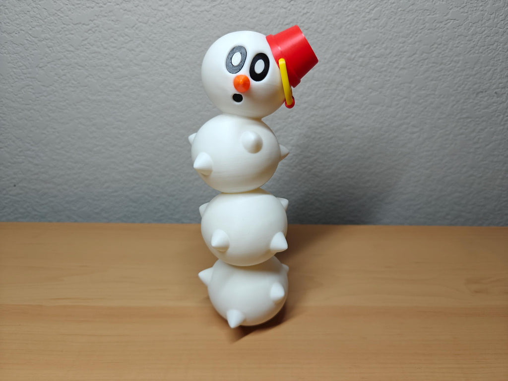 Snow Pokey Figure – Winter Mario Inspired Collectible
