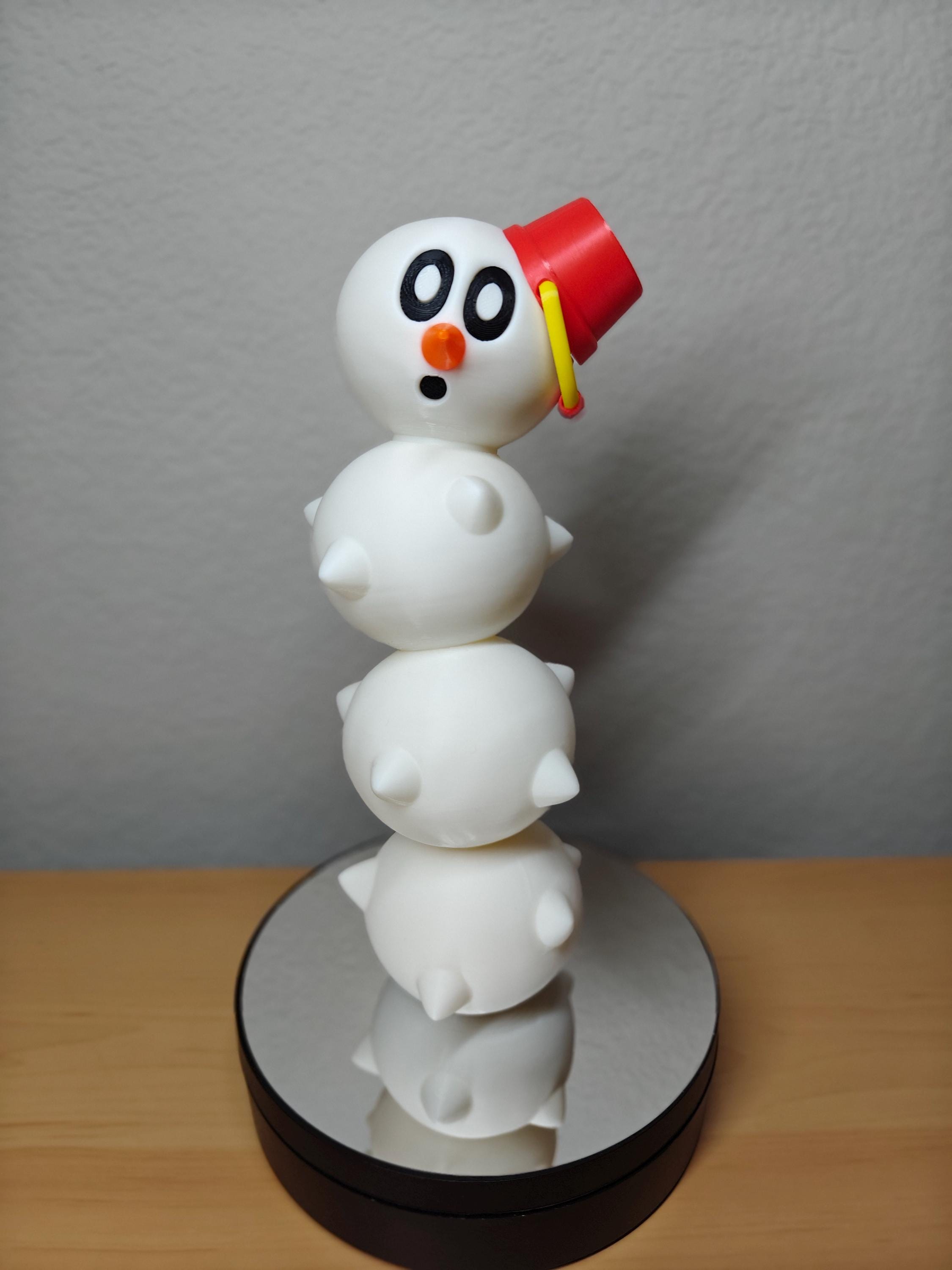 Snow Pokey Figure – Winter Mario Inspired Collectible