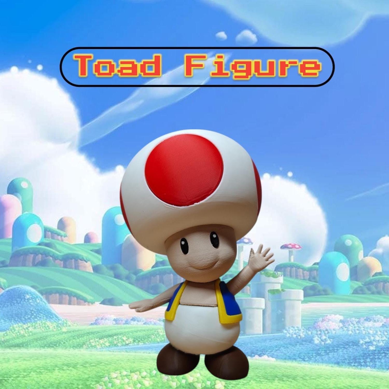 Toad Figure – Classic Super Mario Inspired Collectible