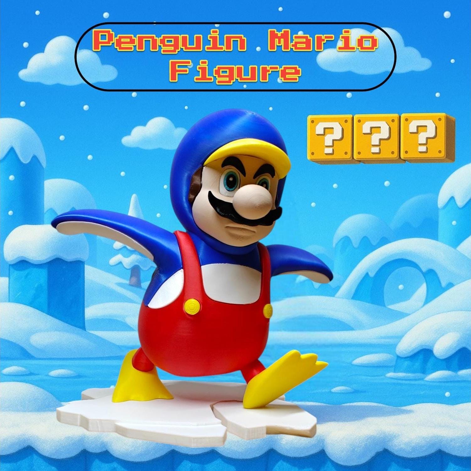 Penguin Mario Figure – Nintendo Inspired Collectible