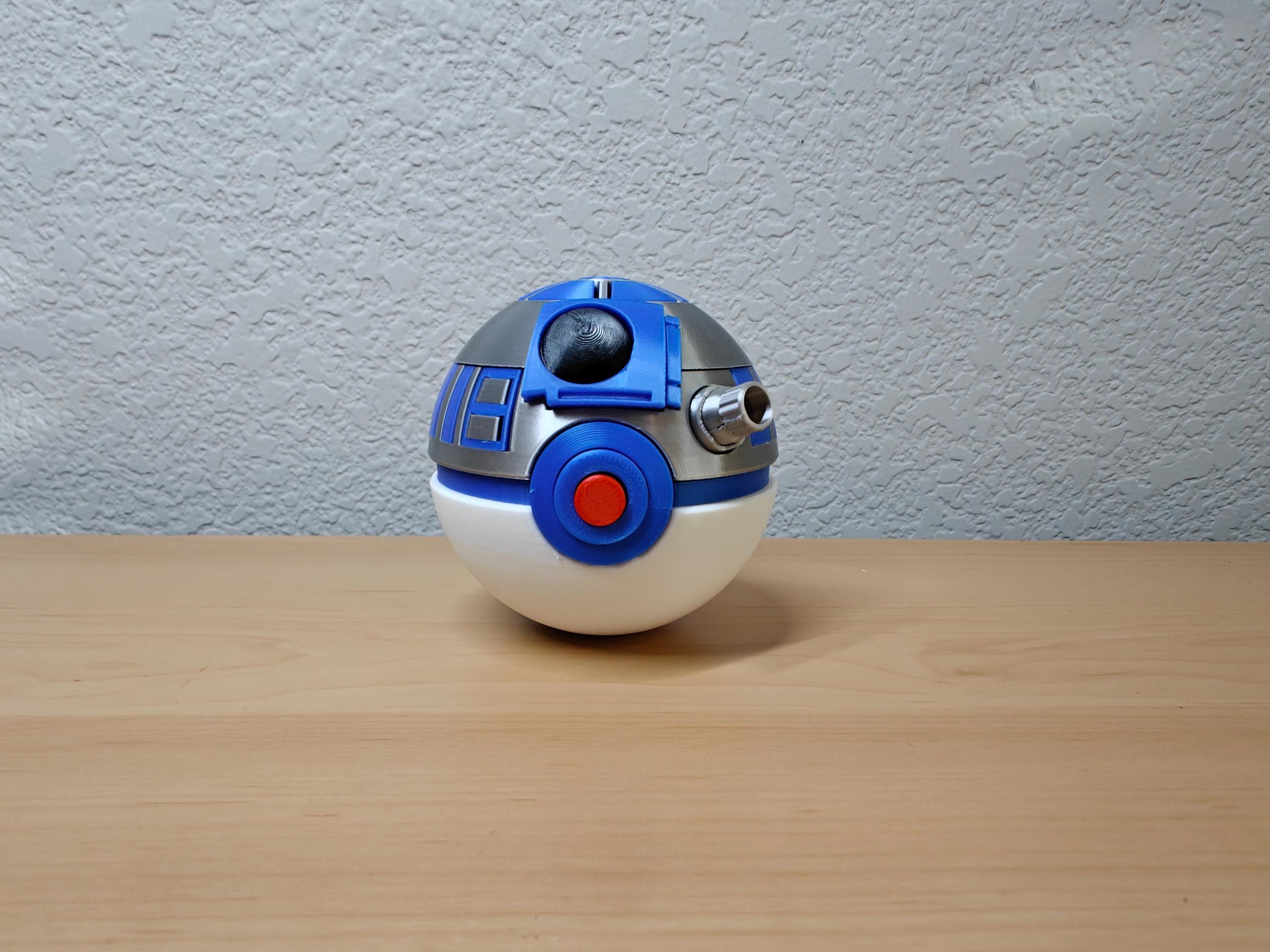 R2-D2 Poké Ball – Star Wars & Pokémon Inspired Mashup Collectible