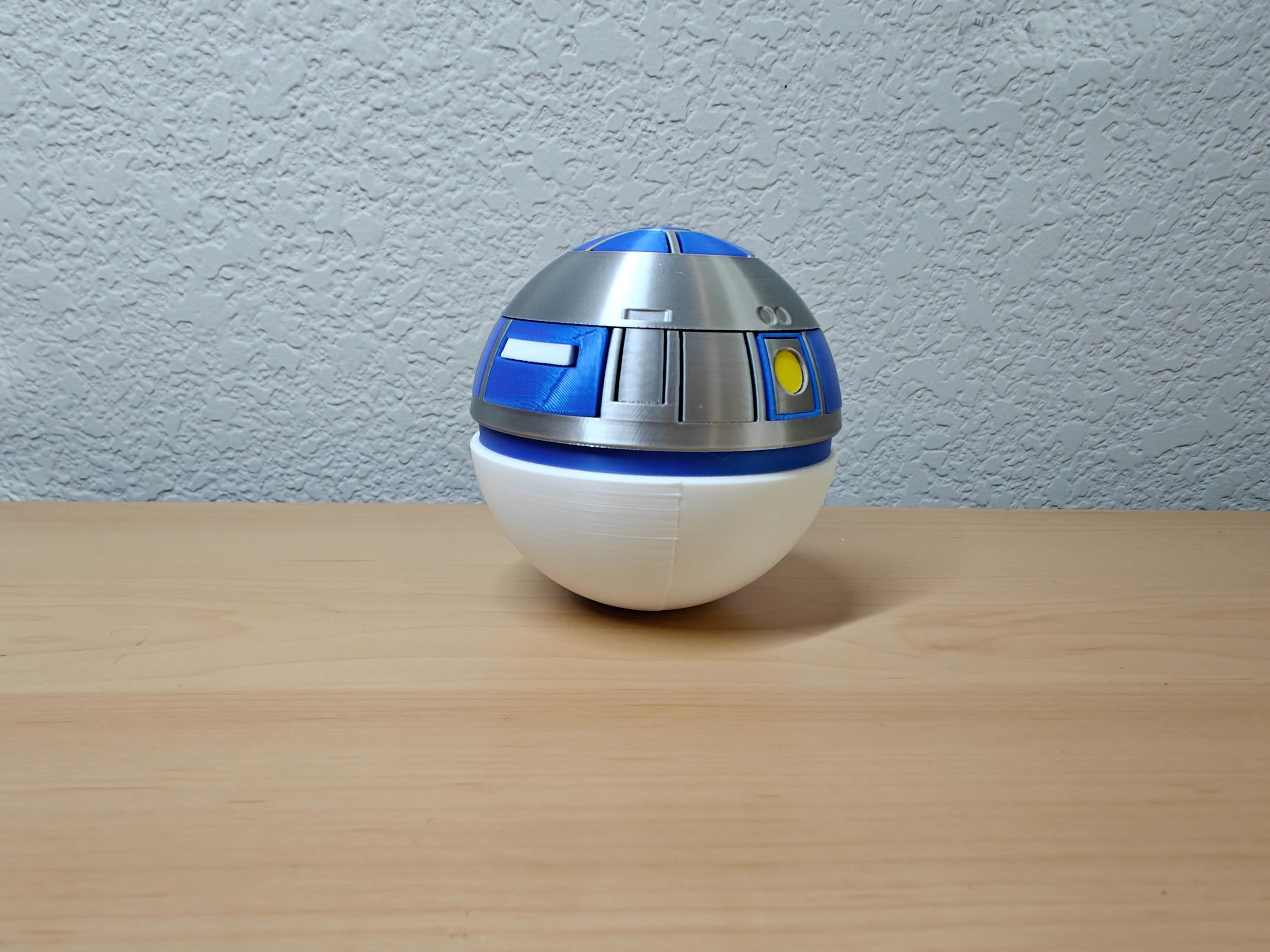 R2-D2 Poké Ball – Star Wars & Pokémon Inspired Mashup Collectible