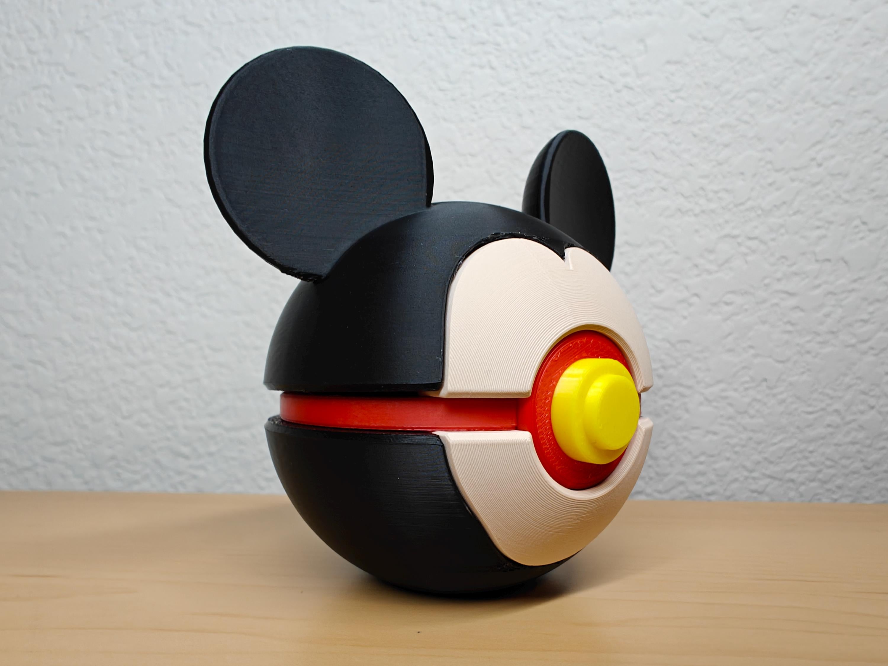 Mickey Mouse Poké Ball – Disney & Pokémon Crossover Inspired Collectible