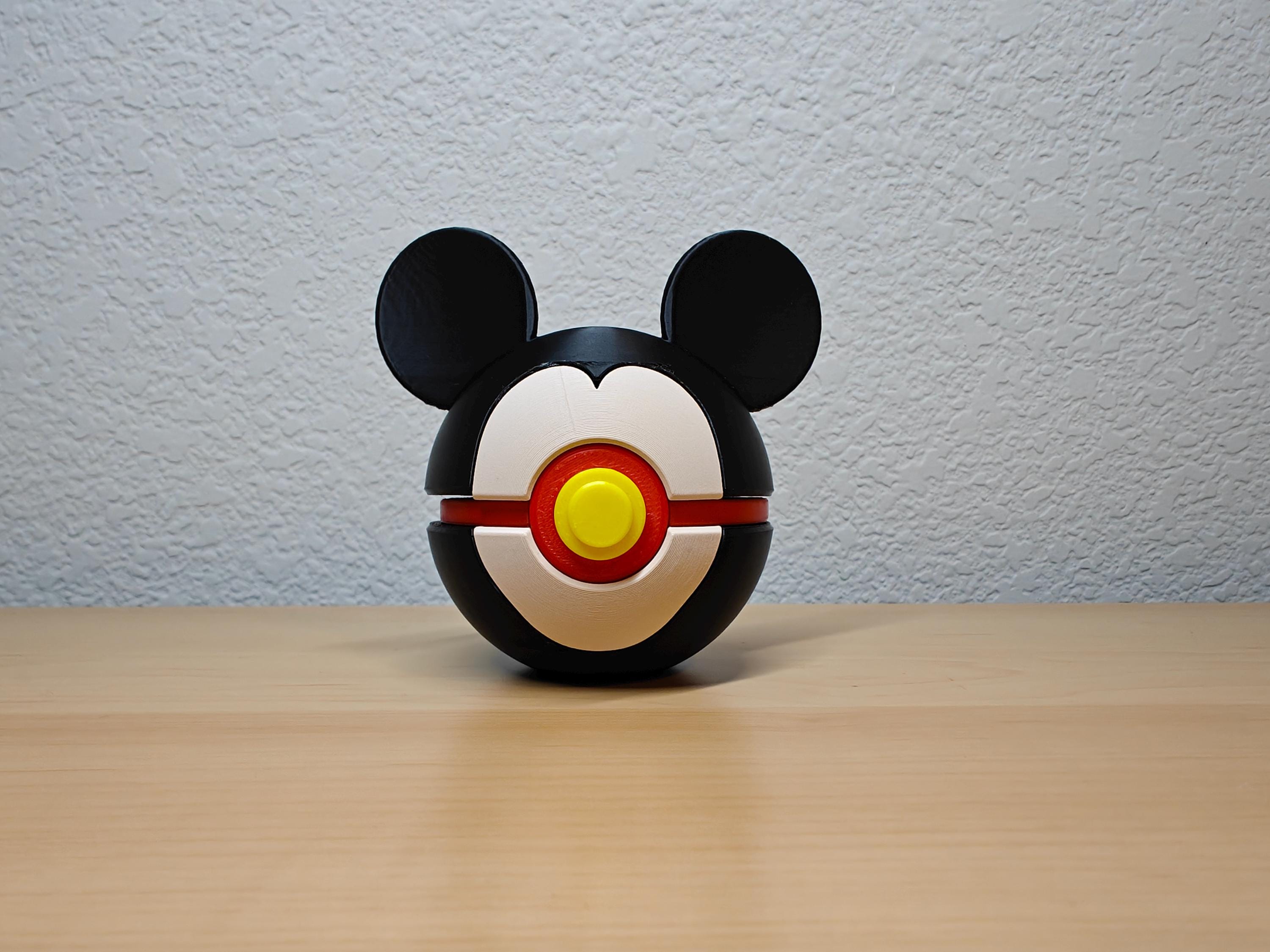 Mickey Mouse Poké Ball – Disney & Pokémon Crossover Inspired Collectible