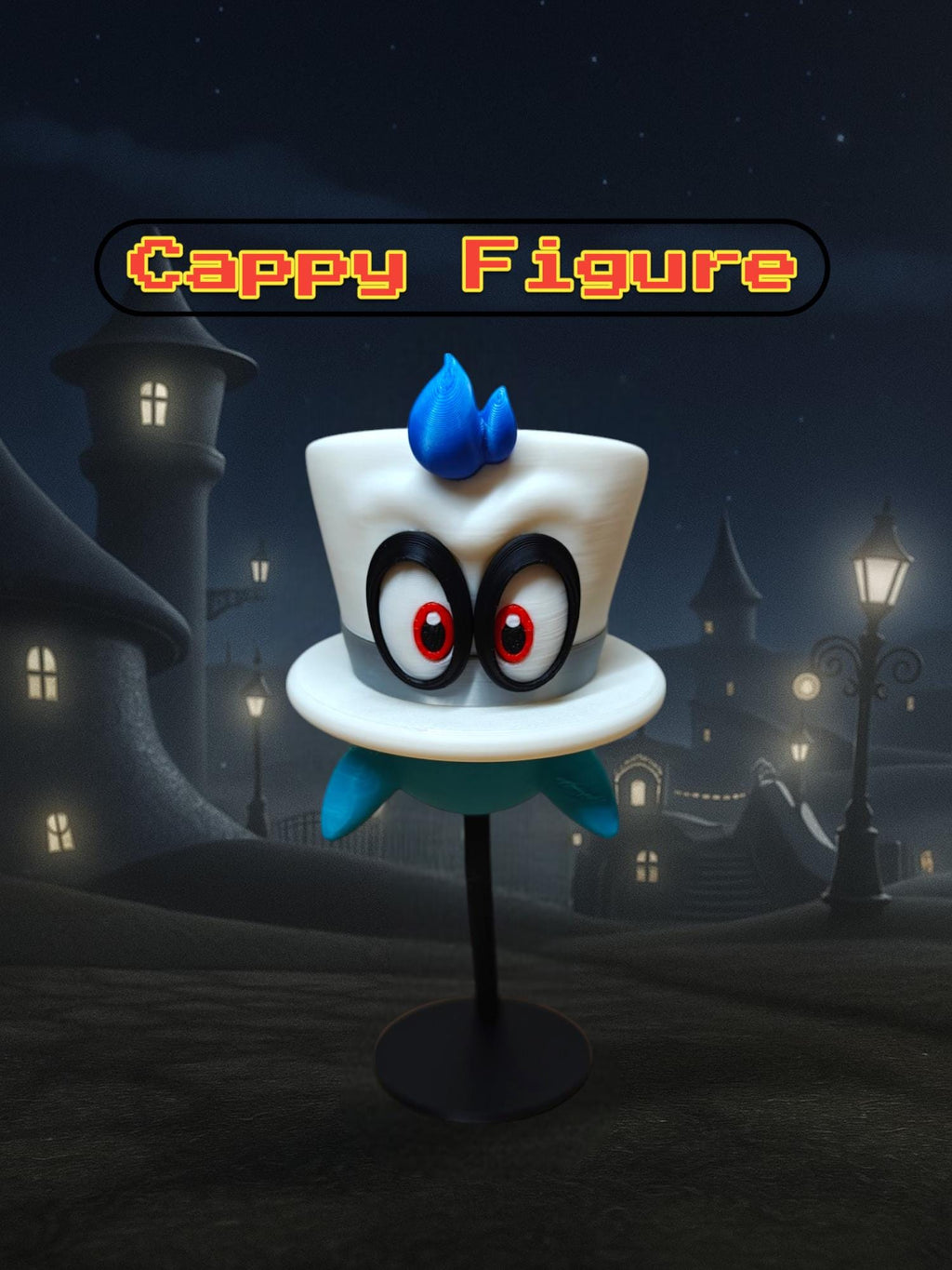 Cappy Hat Figure – Super Mario Odyssey Inspired Collectible