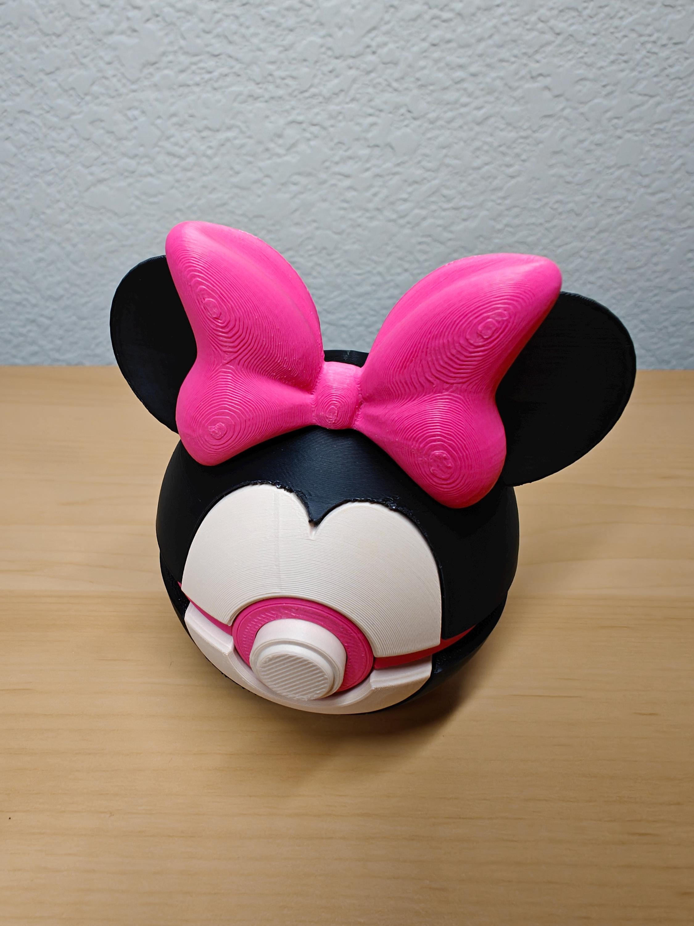 Minnie Mouse Poké Ball – Disney Pokémon Inspired Crossover