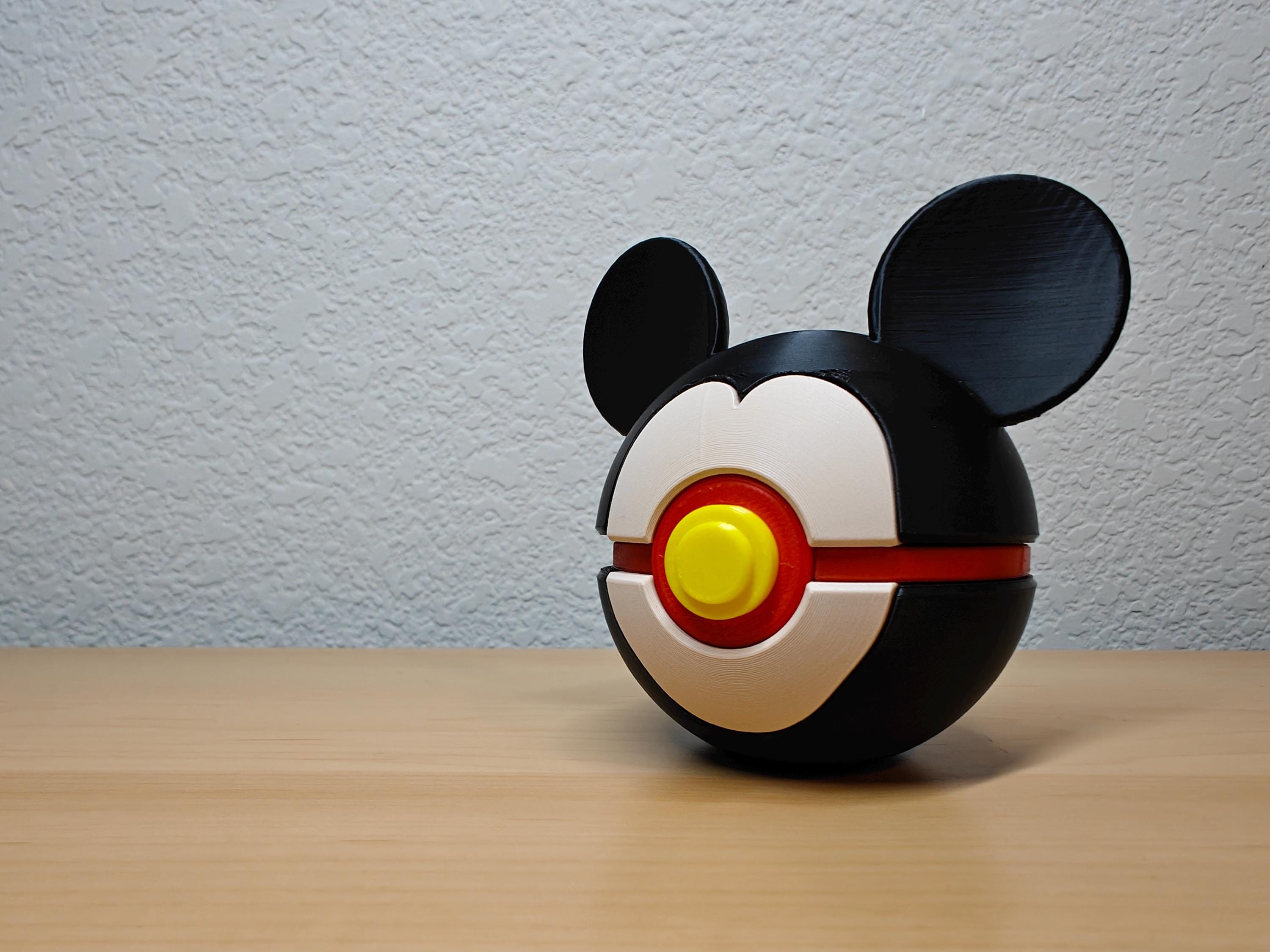 Mickey Mouse Poké Ball – Disney & Pokémon Crossover Inspired Collectible