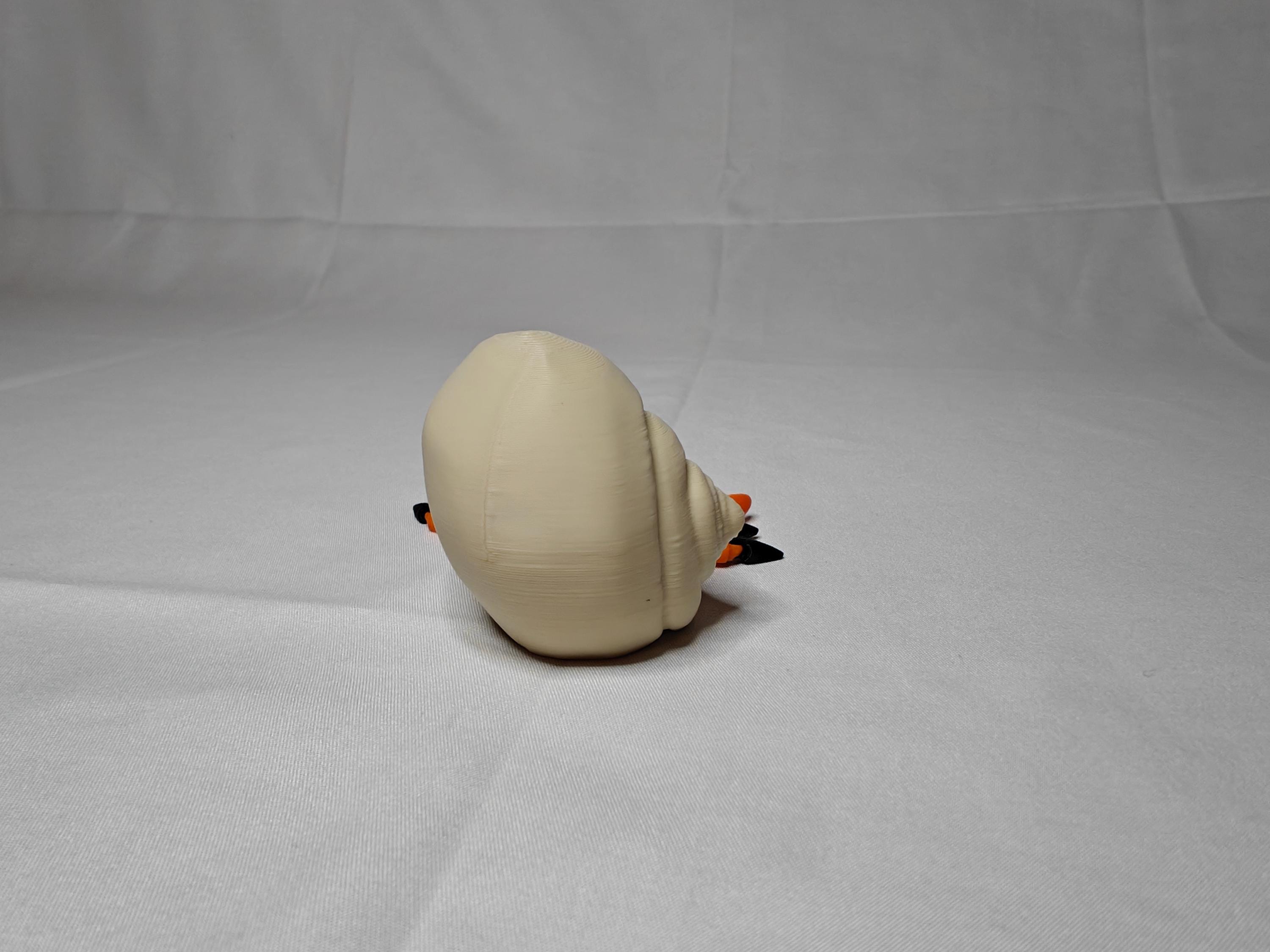 Articulated Hermit Crab | Flexi Fidget Toy & Desk Buddy