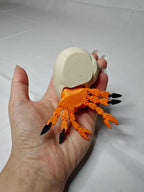 Articulated Hermit Crab | Flexi Fidget Toy & Desk Buddy