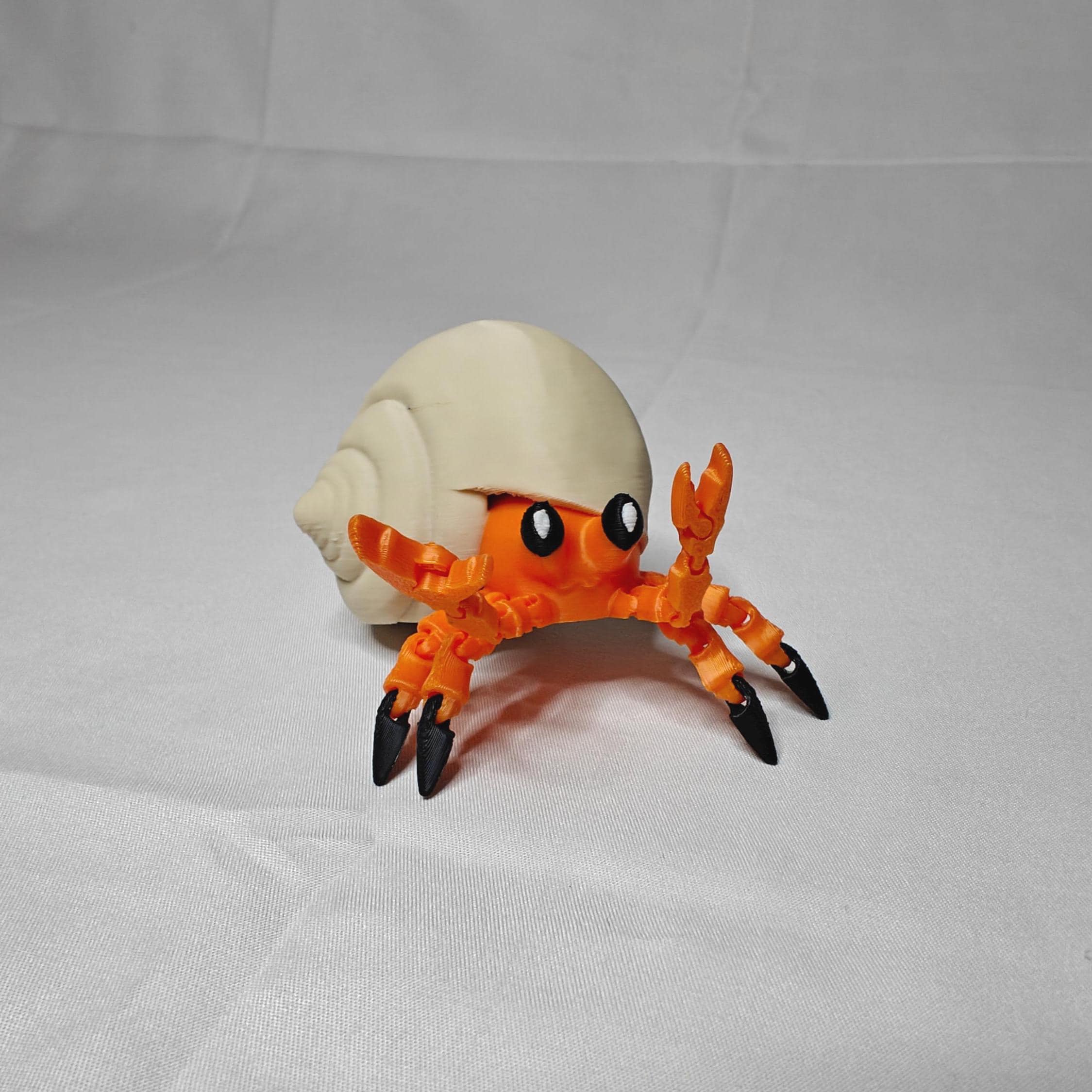 Articulated Hermit Crab | Flexi Fidget Toy & Desk Buddy