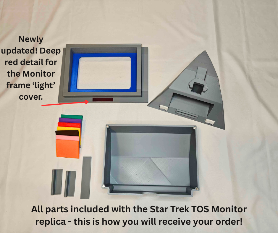 Star Trek Inspired TOS Monitor – 3D Printed Prop Replica
