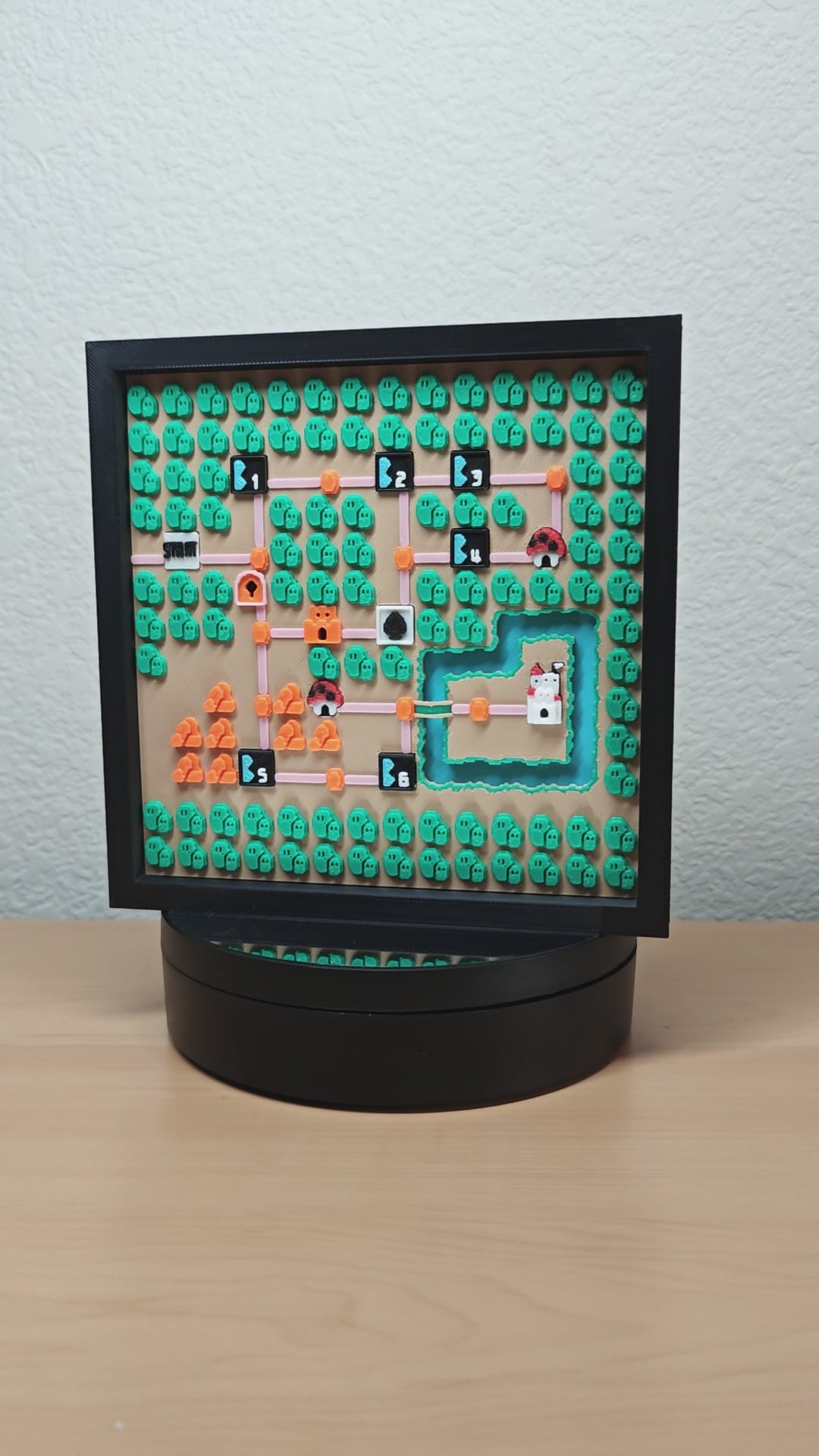 Super Mario Bros 3 World 1 Wall Art – Retro Gaming Decor