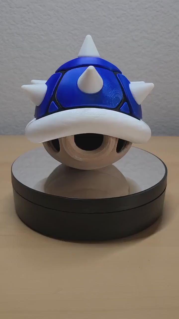 Blue Spiny Shell - Mario Kart Inspired Collectible