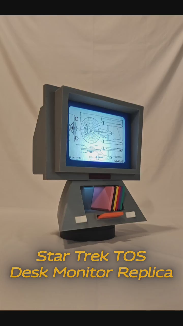 Star Trek Inspired TOS Monitor – 3D Printed Prop Replica