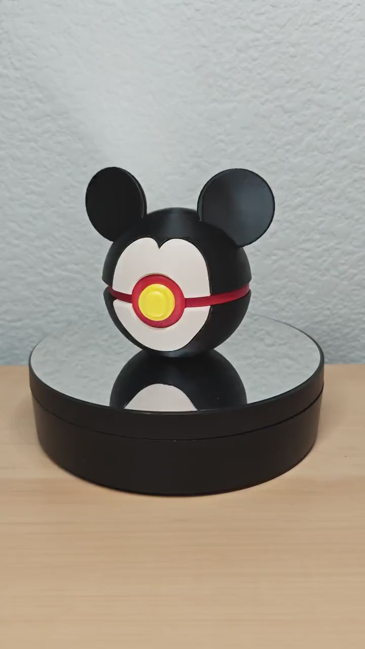 Mickey Mouse Poké Ball – Disney & Pokémon Crossover Inspired Collectible