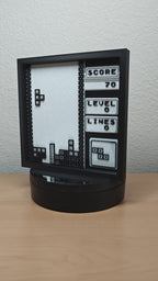 Classic Tetris Level 0 Wall Art – Retro Gaming Decor