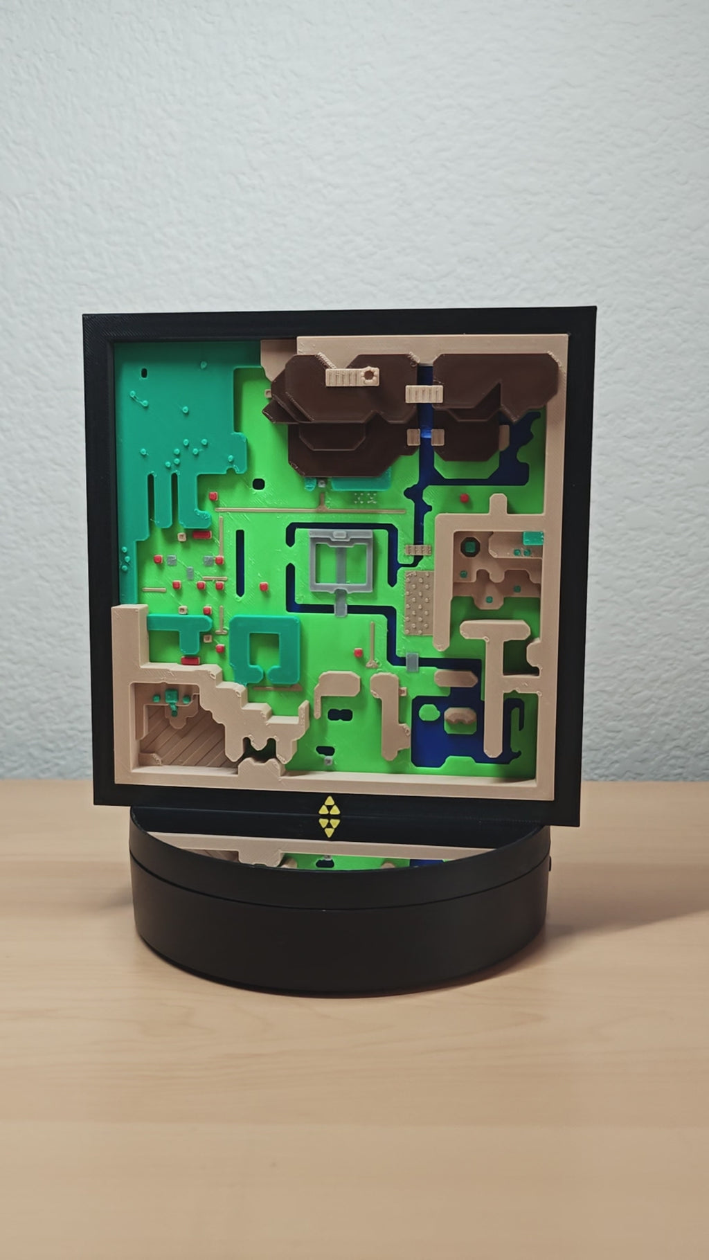 Legend of Zelda: A Link to the Past Light World Map Wall Art – Retro Gaming Deco