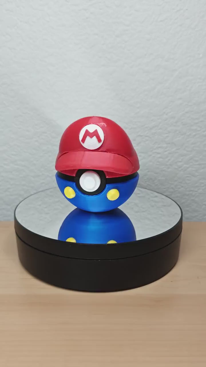 Mario Poké Ball – Nintendo Crossover Inspired Collectible