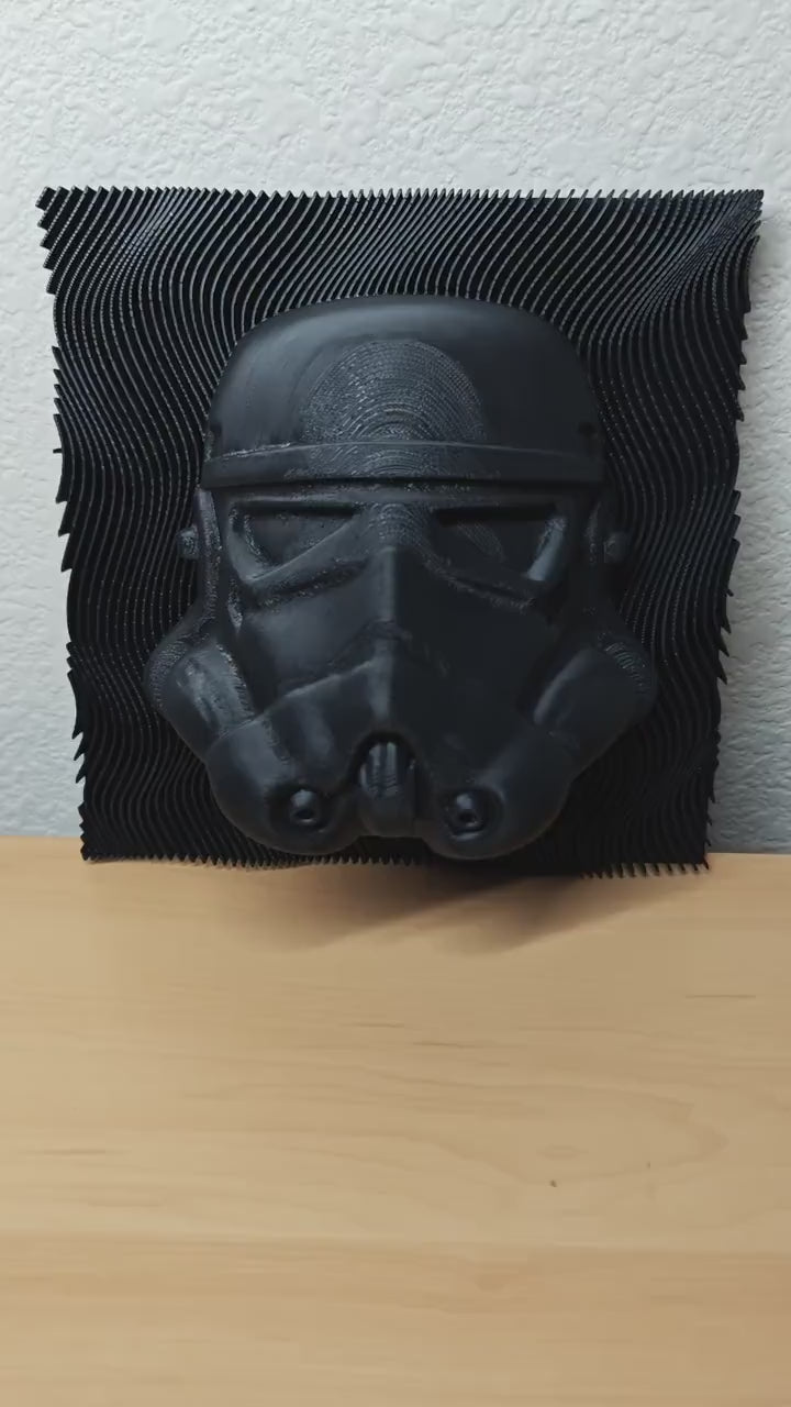 Stormtrooper 3D Layered Wall Art – Star Wars Inspired Decor