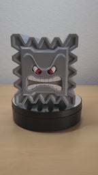Thwomp Storage Container - Mario-Inspired Gamer Decor